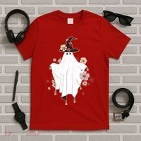 Cute Boho Halloween Ghost T-Shirt thumb 5