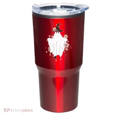Cute Boho Halloween Ghost Tumbler