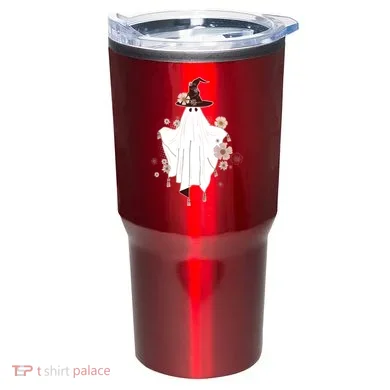 Cute Boho Halloween Ghost Tumbler
