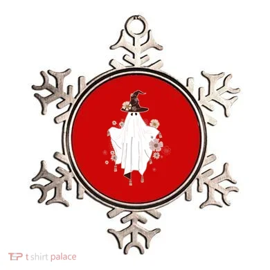 Cute Boho Halloween Ghost Ornament