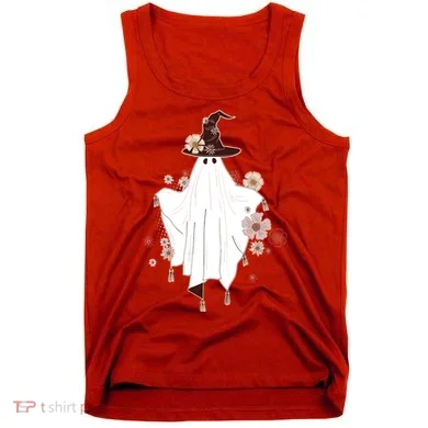 Cute Boho Halloween Ghost Tank Top