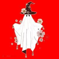 Cute Boho Halloween Ghost Tank Top thumb 6