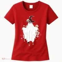 Cute Boho Halloween Ghost Women's T-Shirt thumb 0