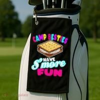Camp Besties Have Smore Fun Golf Towel thumb 2