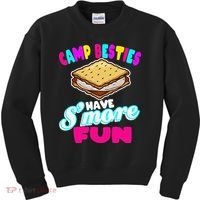 Camp Besties Have Smore Fun Kids Sweatshirt thumb 0
