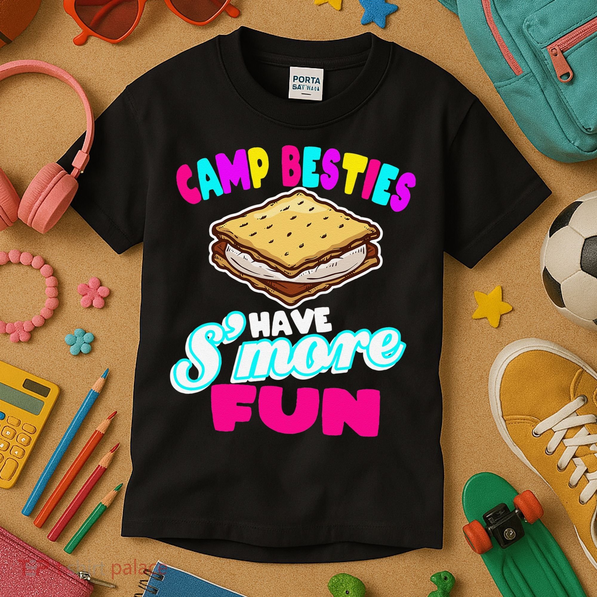 Camp Besties Have Smore Fun Kids T-Shirt