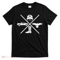 Crow Boots Hat and Truck Funny Hardy Family T-Shirt thumb 0