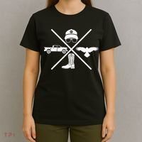 Crow Boots Hat and Truck Funny Hardy Family T-Shirt thumb 4