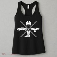 Crow Boots Hat and Truck Funny Hardy Family Women's Tank Top thumb 3