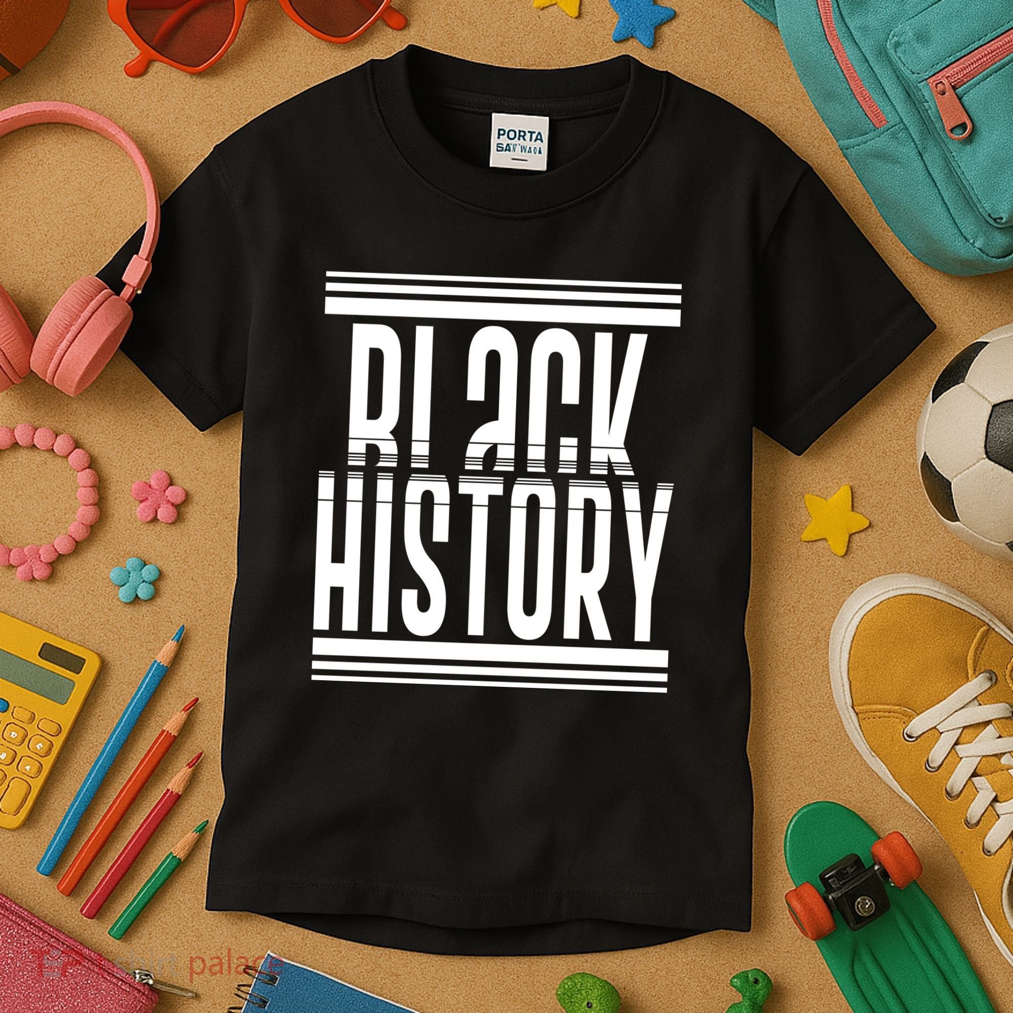 Celebrating Black History Kids T-Shirt