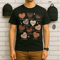 Celebrating Black History With Educated Leader Hearts T-Shirt thumb 6