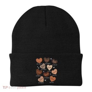Celebrating Black History With Educated Leader Hearts Beanie