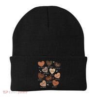 Celebrating Black History With Educated Leader Hearts Beanie thumb 0
