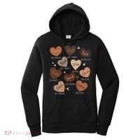 Celebrating Black History With Educated Leader Hearts Women's Hoodie thumb 0