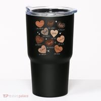 Celebrating Black History With Educated Leader Hearts Tumbler thumb 0