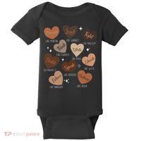 Celebrating Black History With Educated Leader Hearts Baby Bodysuit thumb 0