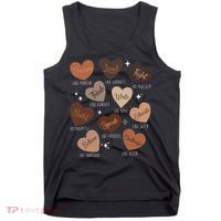 Celebrating Black History With Educated Leader Hearts Tank Top thumb 0