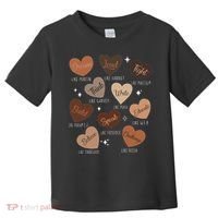 Celebrating Black History With Educated Leader Hearts Toddler T-Shirt thumb 0