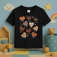 Celebrating Black History With Educated Leader Hearts Toddler T-Shirt thumb 3