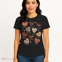 Celebrating Black History With Educated Leader Hearts Women's T-Shirt thumb 4