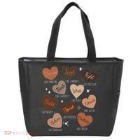 Celebrating Black History With Educated Leader Hearts Tote Bag thumb 0