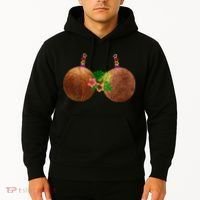 Coconut Bra Hawaii Luau Costume Funny Hoodie thumb 2