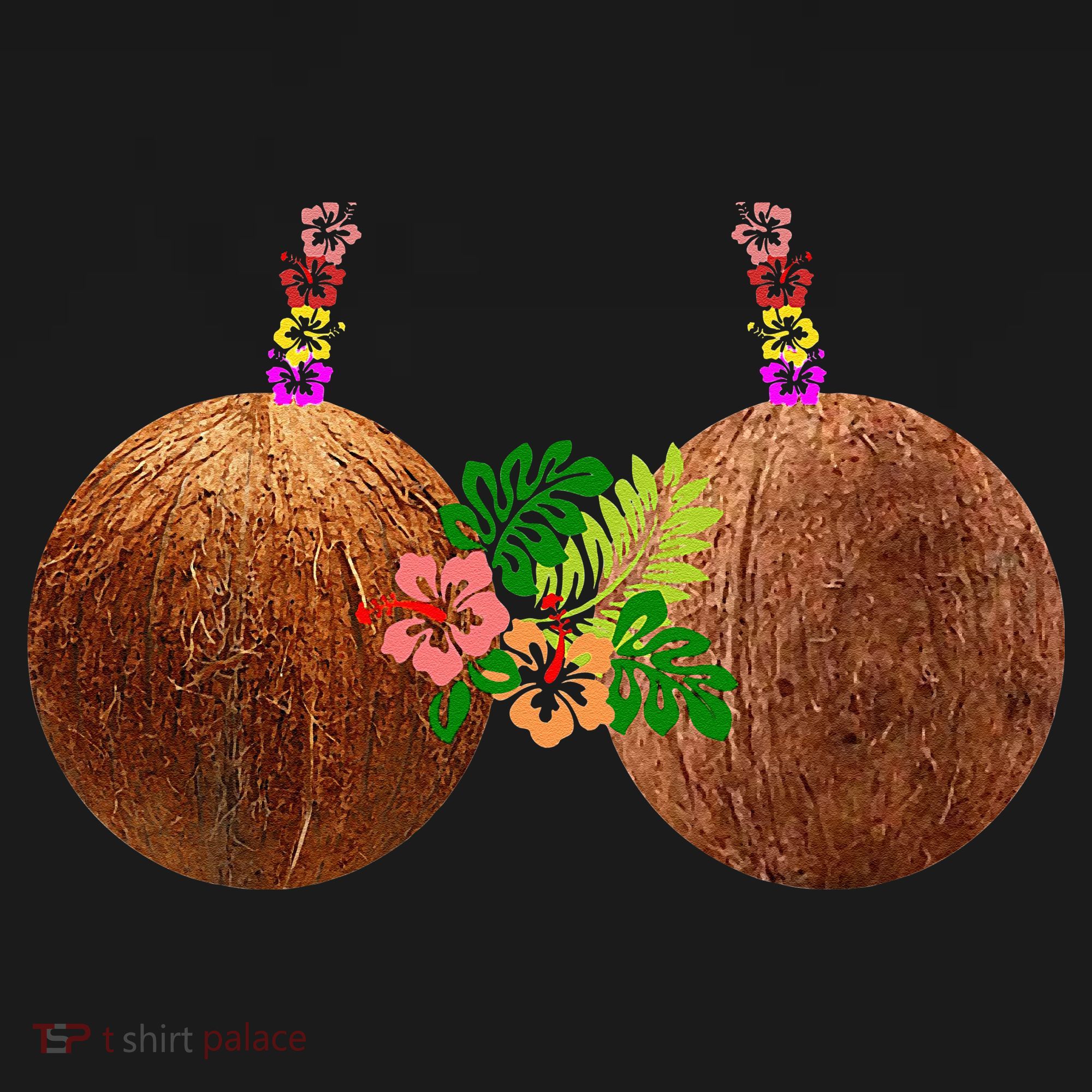 Coconut Bra Hawaii Luau Costume Funny Sweatshirt