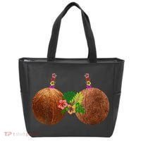 Coconut Bra Hawaii Luau Costume Funny Tote Bag thumb 0