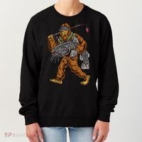 Catfishing Bigfoot Hunting Catfisher Women's Sweatshirt thumb 0