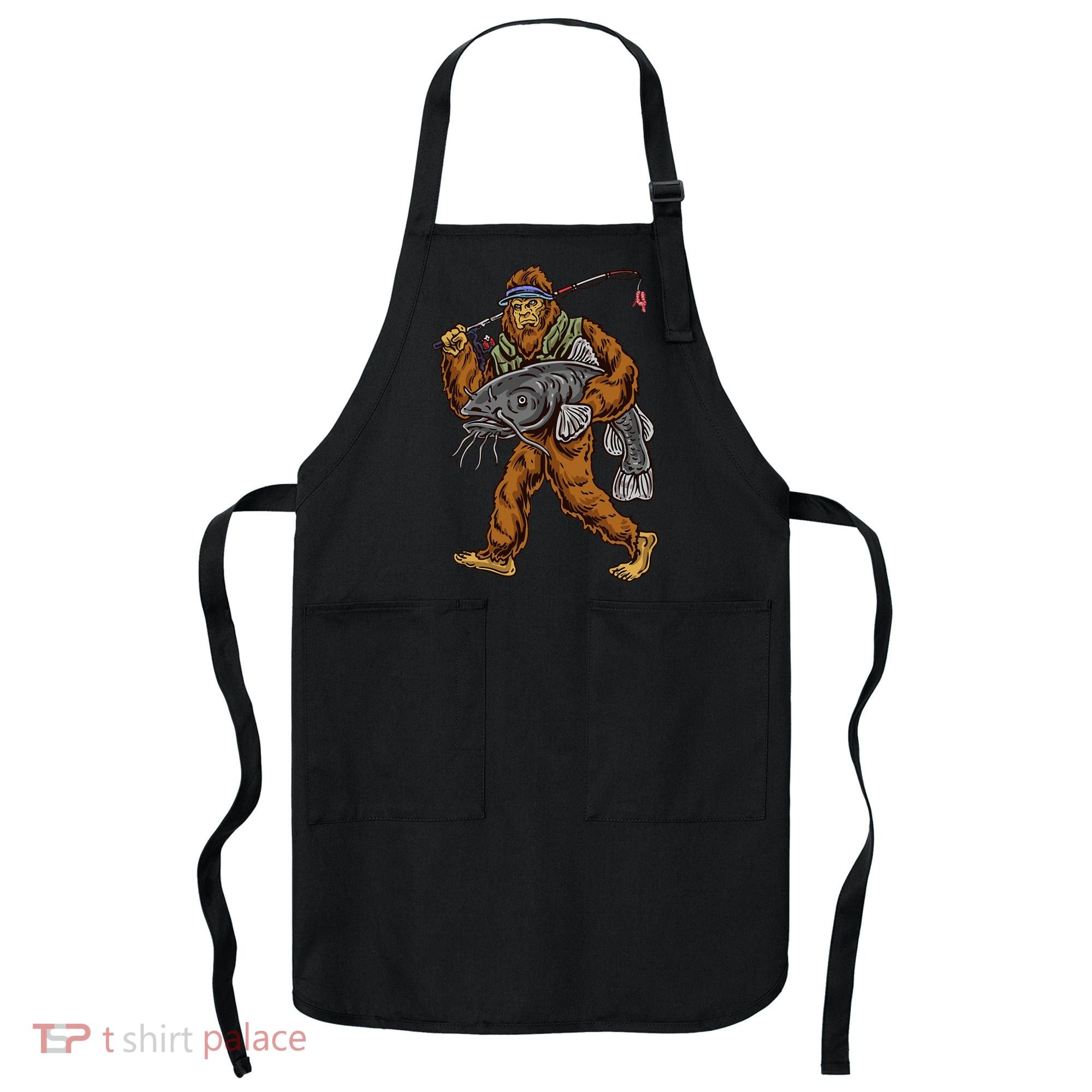 Catfishing Bigfoot Hunting Catfisher Apron