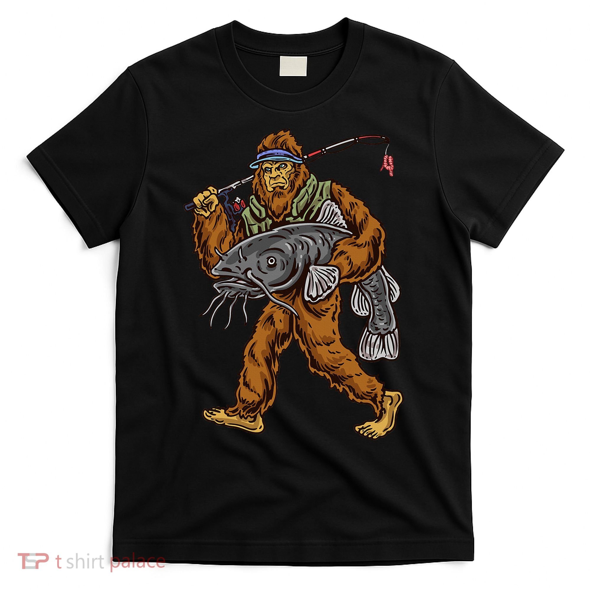 Catfishing Bigfoot Hunting Catfisher T-Shirt