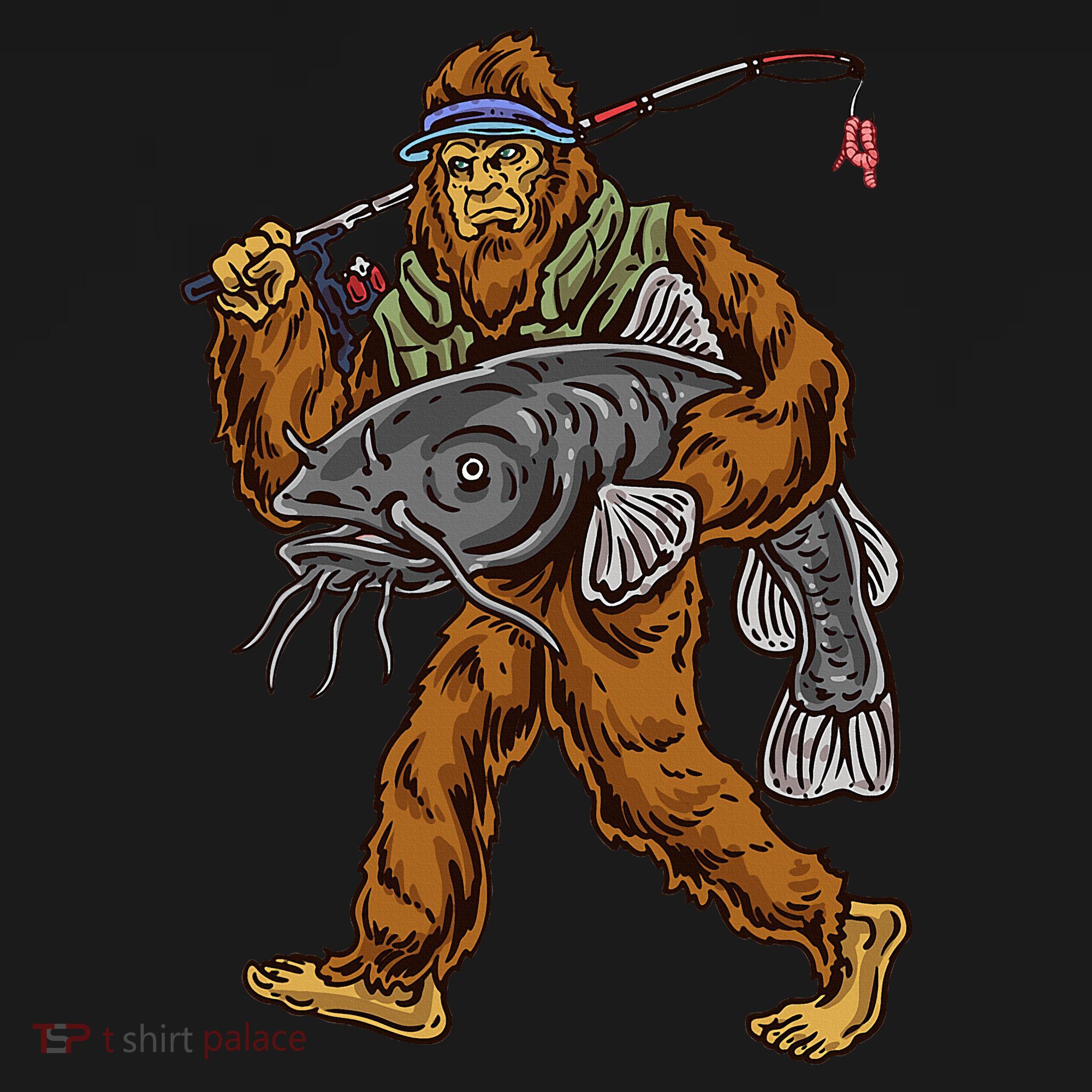 Catfishing Bigfoot Hunting Catfisher Women's Tank Top