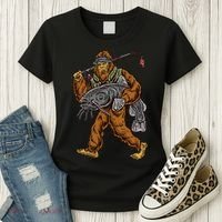 Catfishing Bigfoot Hunting Catfisher Women's T-Shirt thumb 3