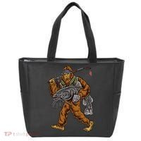 Catfishing Bigfoot Hunting Catfisher Tote Bag thumb 0