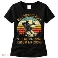Cowboy Boots Hat Sand In My Boots Southern Western Women's T-Shirt thumb 0