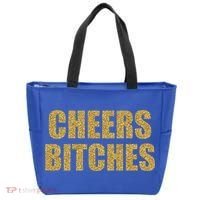 Cheers Bitches Happy New Year Celebration New Years Eve Cool Gift Tote Bag thumb 0