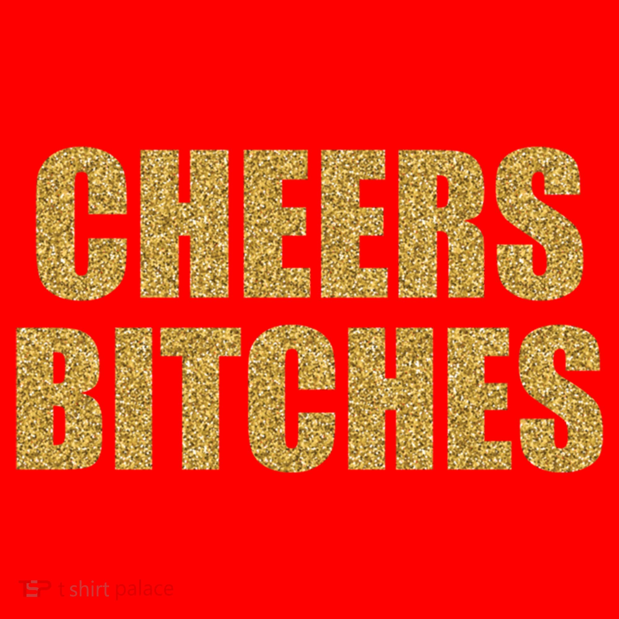 Cheers Bitches Happy New Year Celebration New Years Eve Cool Gift Santa Hat