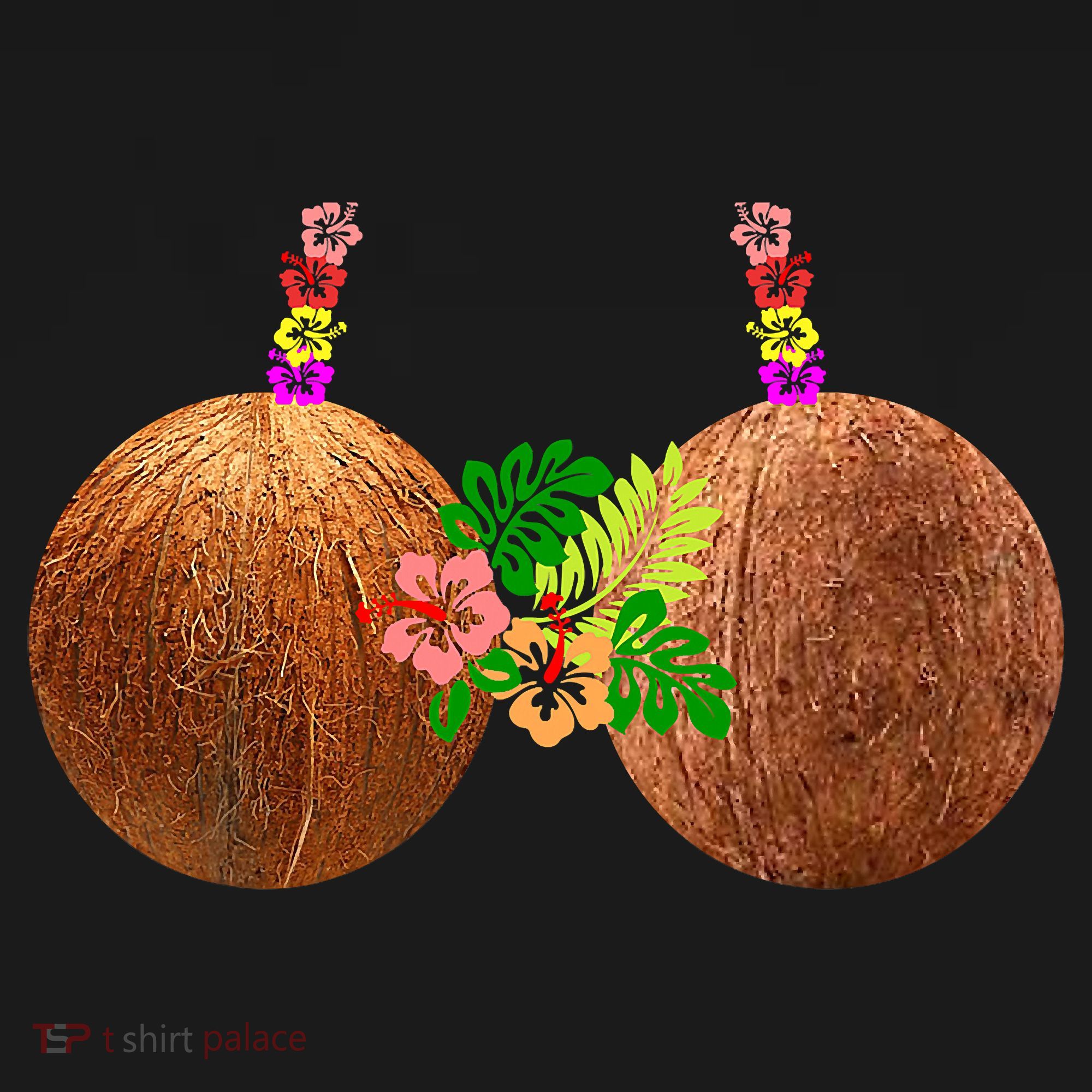 Coconut Bra Hawaii Luau Costume Funny Backpack