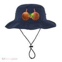 Coconut Bra Hawaii Luau Costume Funny Bucket Hat thumb 0