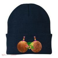 Coconut Bra Hawaii Luau Costume Funny Beanie thumb 0