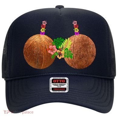 Coconut Bra Hawaii Luau Costume Funny Hat