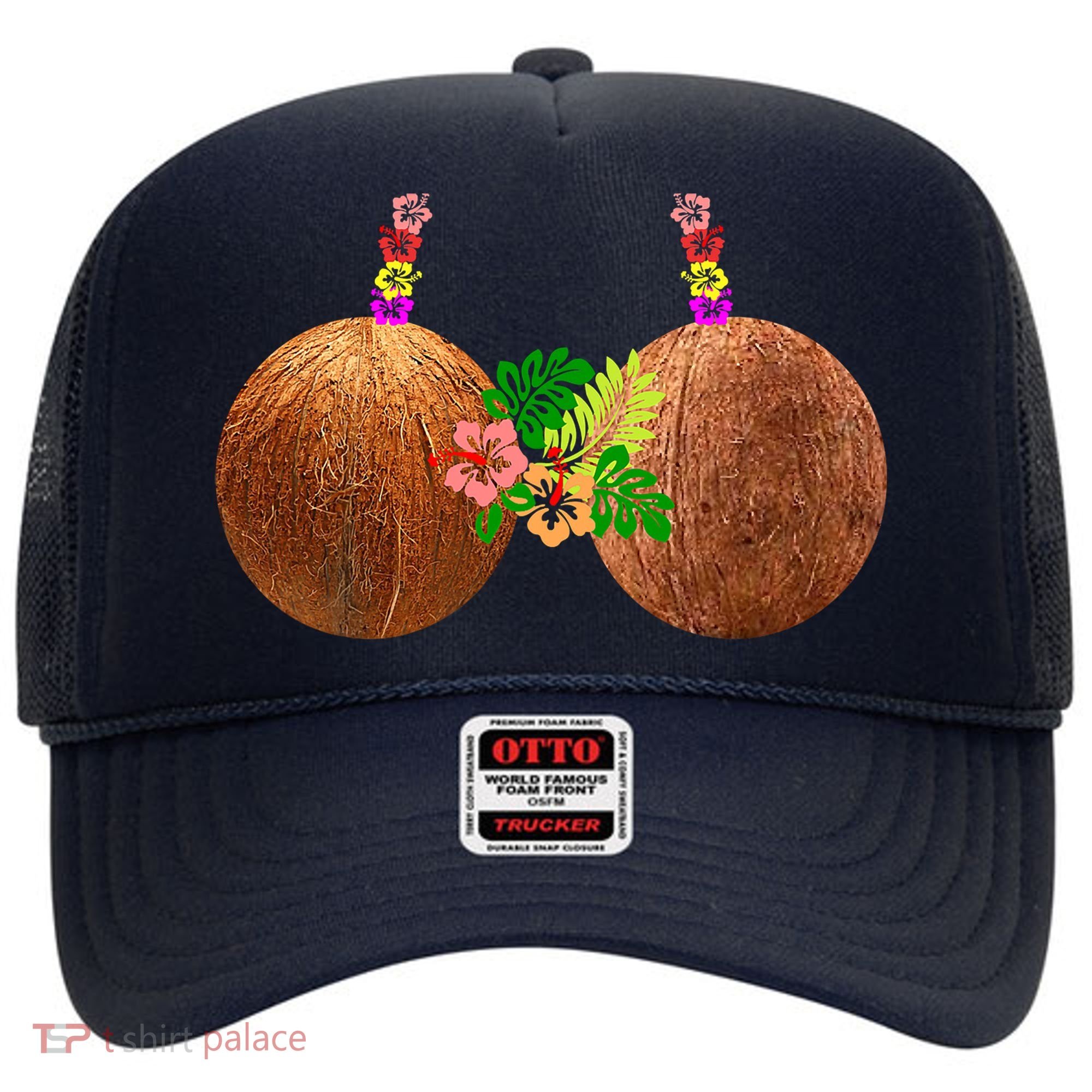 Coconut Bra Hawaii Luau Costume Funny Hat