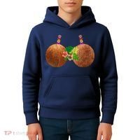 Coconut Bra Hawaii Luau Costume Funny Kids Hoodie thumb 4