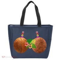 Coconut Bra Hawaii Luau Costume Funny Tote Bag thumb 0
