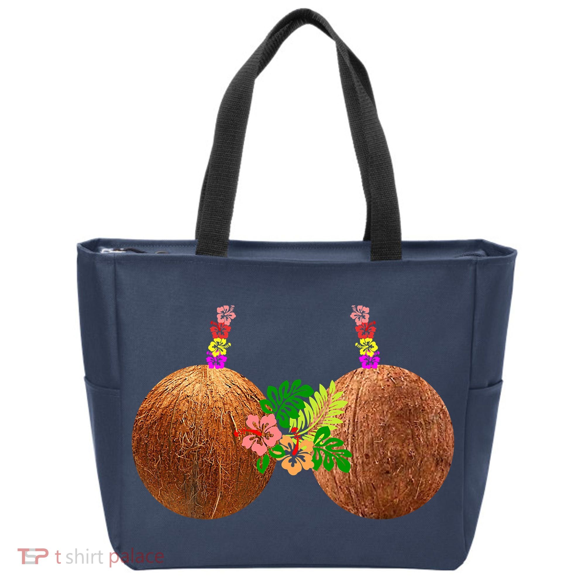 Coconut Bra Hawaii Luau Costume Funny Tote Bag