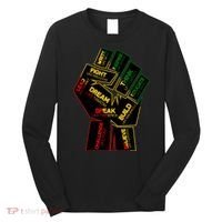 Cool Black History Month Historical Figures Protest Fist Long Sleeve Shirt thumb 0