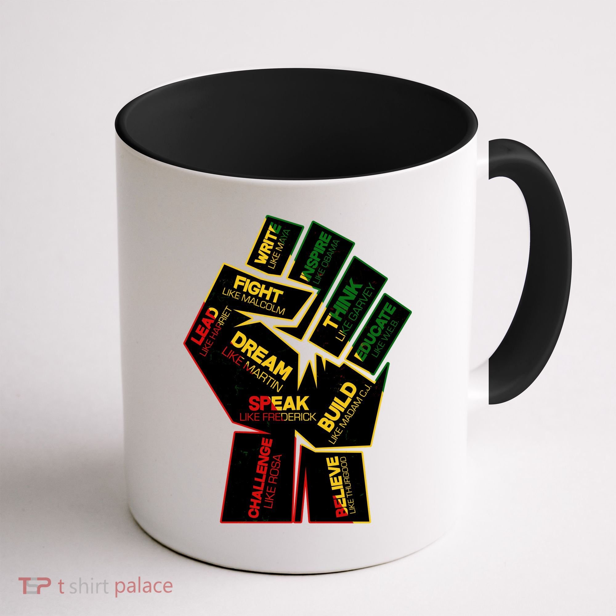 Cool Black History Month Historical Figures Protest Fist Coffee Mug