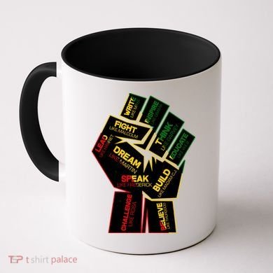 Cool Black History Month Historical Figures Protest Fist Coffee Mug