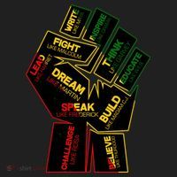 Cool Black History Month Historical Figures Protest Fist Tumbler thumb 3