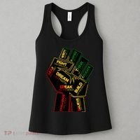 Cool Black History Month Historical Figures Protest Fist Women's Tank Top thumb 3